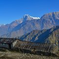 Views of the Annapurna Himalaya from the Khopra Danda teahouse