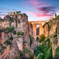 Catch a sunset from the top of gorge in Ronda 