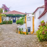 Colorful Streets of Óbidos, Portual