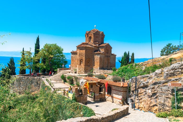 Beautiful Lake Ohrid in Macedonia
