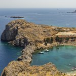 View from Lindos in Rhodes