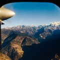 In-flight view of the Himalaya