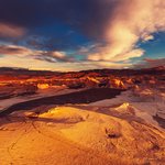 A desert sunset near Salta