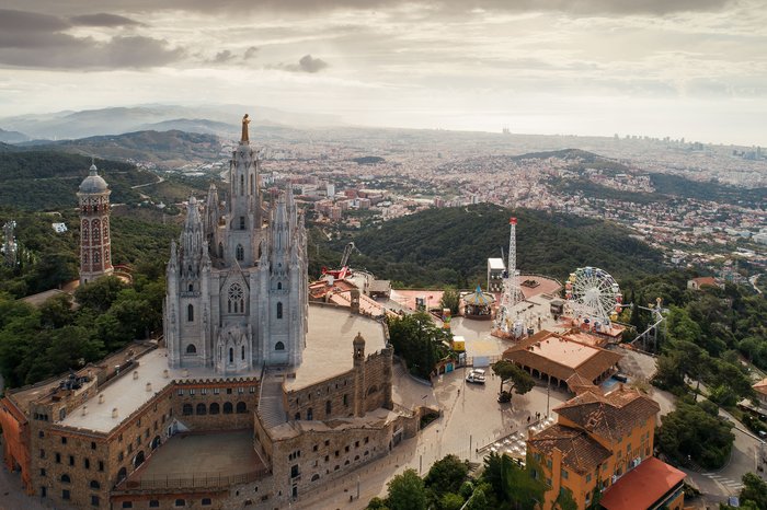 Tibidabo Amusement Park, Barcelona, Spain