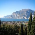 Ferry across the palm-lined shores of Garda Lake