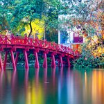 Red Bridge in Hanoi, Vietnam