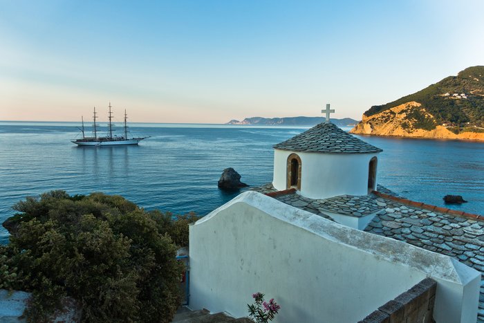 Skopelos harbor