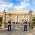 Guards outside the Presidential Palace