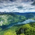 Ride the gondola up to the top of Mt. Vogel for beautiful views of Lake Bohinj