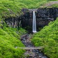 Walk behind Seljalandsfoss waterfall