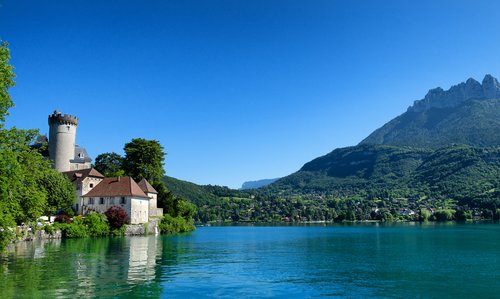 Lake Annecy in the French Alps