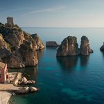 Blue waters of the Amalfi Coast