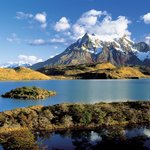 Panoramic view of Torres del Paine National Park