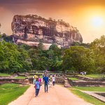 Sunset over the Sigiriya Rock Fortress