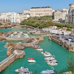 Aerial view of Biarritz