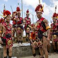 Performers in the Hornbill Festival in Nagaland