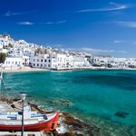 Mykonos harbor