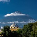 View of the volcano from Antigua, Guatemala