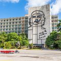 Sculpture of Che Guevara at Havana's Plaza de la Revolución