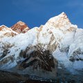 The view of Mt. Everest and Nuptse from Kala Patthar