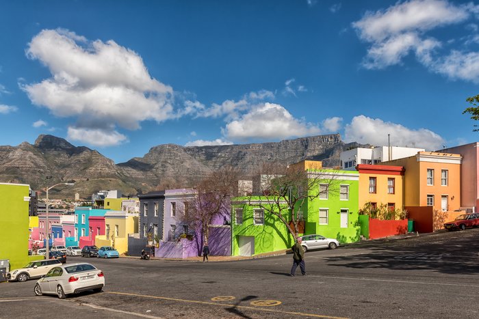 Bo Kaap neighborhood in Cape Town