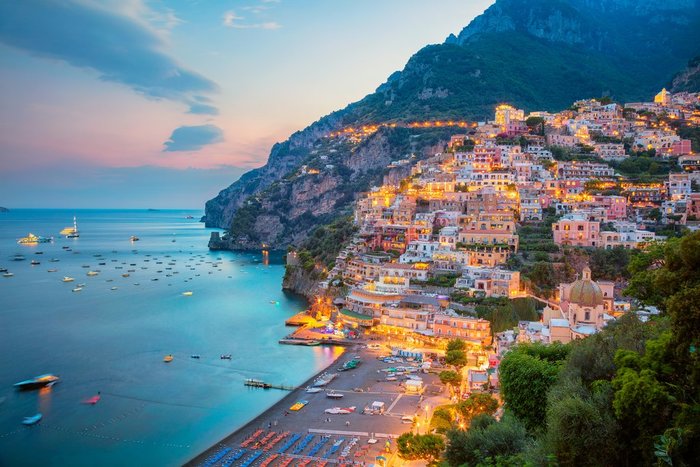 View of the Amalfi Coast