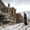 Snow at the Monastery, Petra