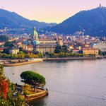 Panoramic View of Como, Italy 