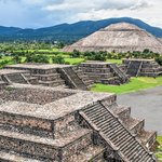 The pyramids at Teotihuacán, Mexico