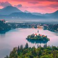 A magical evening view of Lake Bled