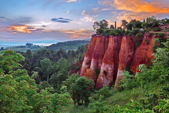 Red ochre in Roussillon, Provence