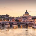 Rome as seen from the Tiber River