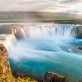 Godafoss waterfall in northern Iceland