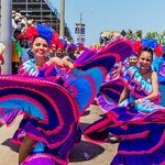 Dancers in Barranquilla during the Carnival