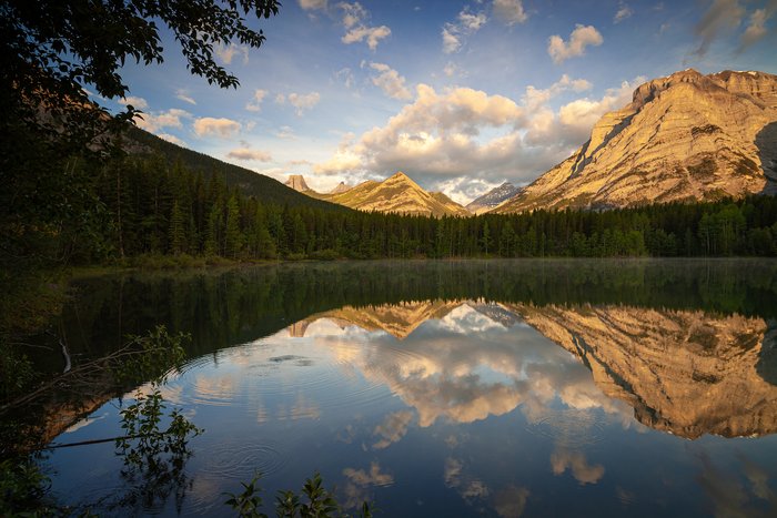 Sunrise at Wedge Pond in Kananaskis Country