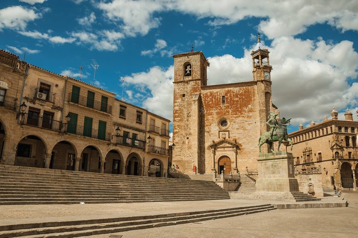 Iglesia San Martín, a 16th-century church in Trujillo, Spain