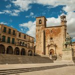 Iglesia San Martín, a 16th-century church in Trujillo, Spain