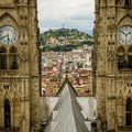 Quito's Old Town is full of towers and spires