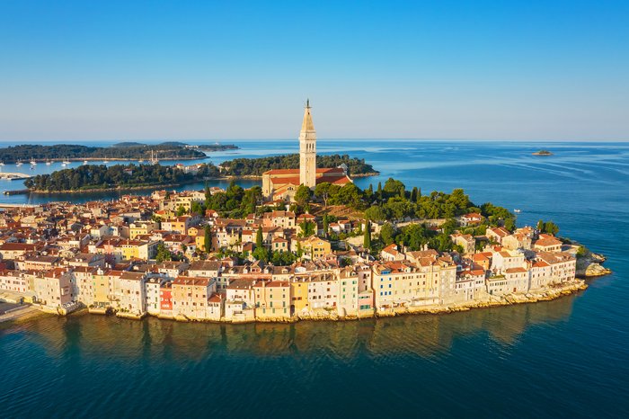 The beautiful coastal city of Rovinj
