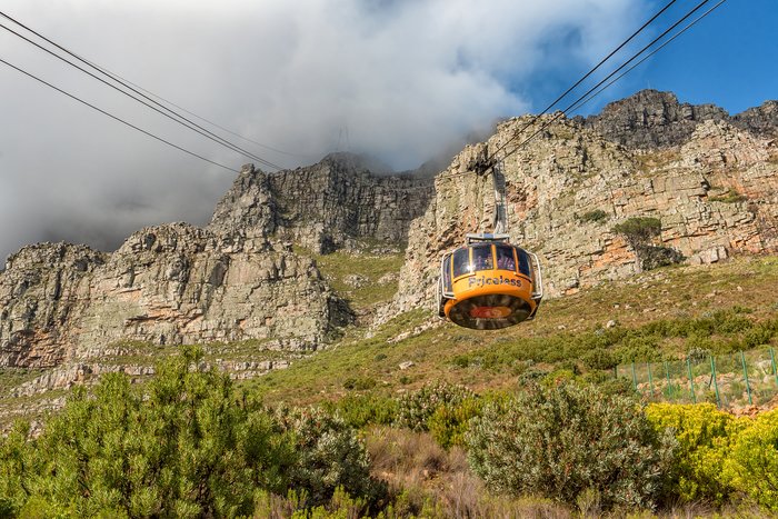 Heading up Table Mountain