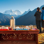 Early morning view from Kongde Lodge