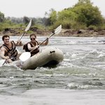 Canoeing on the Zambezi River