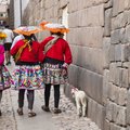 The steep streets of Cusco