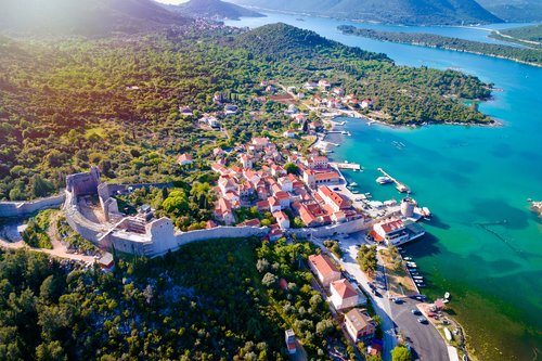 The village of Mali Ston on the beautiful Pelješac Peninsula