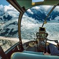 Heli flight in the Chugach mountains