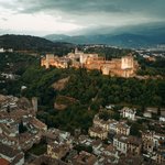 Aerial Views of Granada, Spain