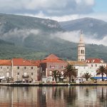 The town of Jelsa on Hvar Island