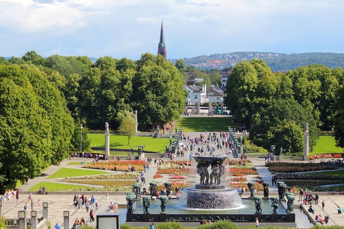 Frogner Park in Oslo, Norway
