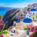 Oia Town in Santorini, Greece