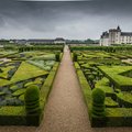 Château de Villandry on a cloudy spring day
